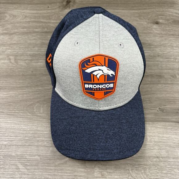 Denver Broncos Hat Cap NFL New Era Stretch Fit Size Medium/Large Broncos Country - Picture 1 of 12